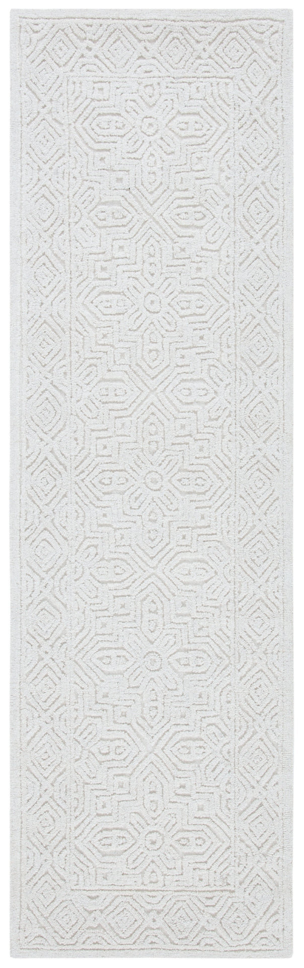 Luxurious Contemporary Hand - Tufted Textured Floor Rug Crafted from 80% Wool and 20% Cotton for Elegant Interiors