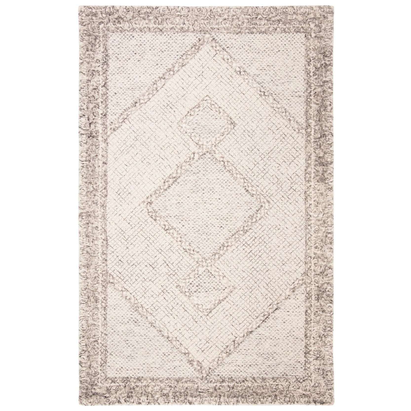 Exquisite Abstract Tufted Luxury Wool Area Rug with Rectangle Design, Crafted from 100% Premium Wool for a Soft and Cozy Home Ambiance