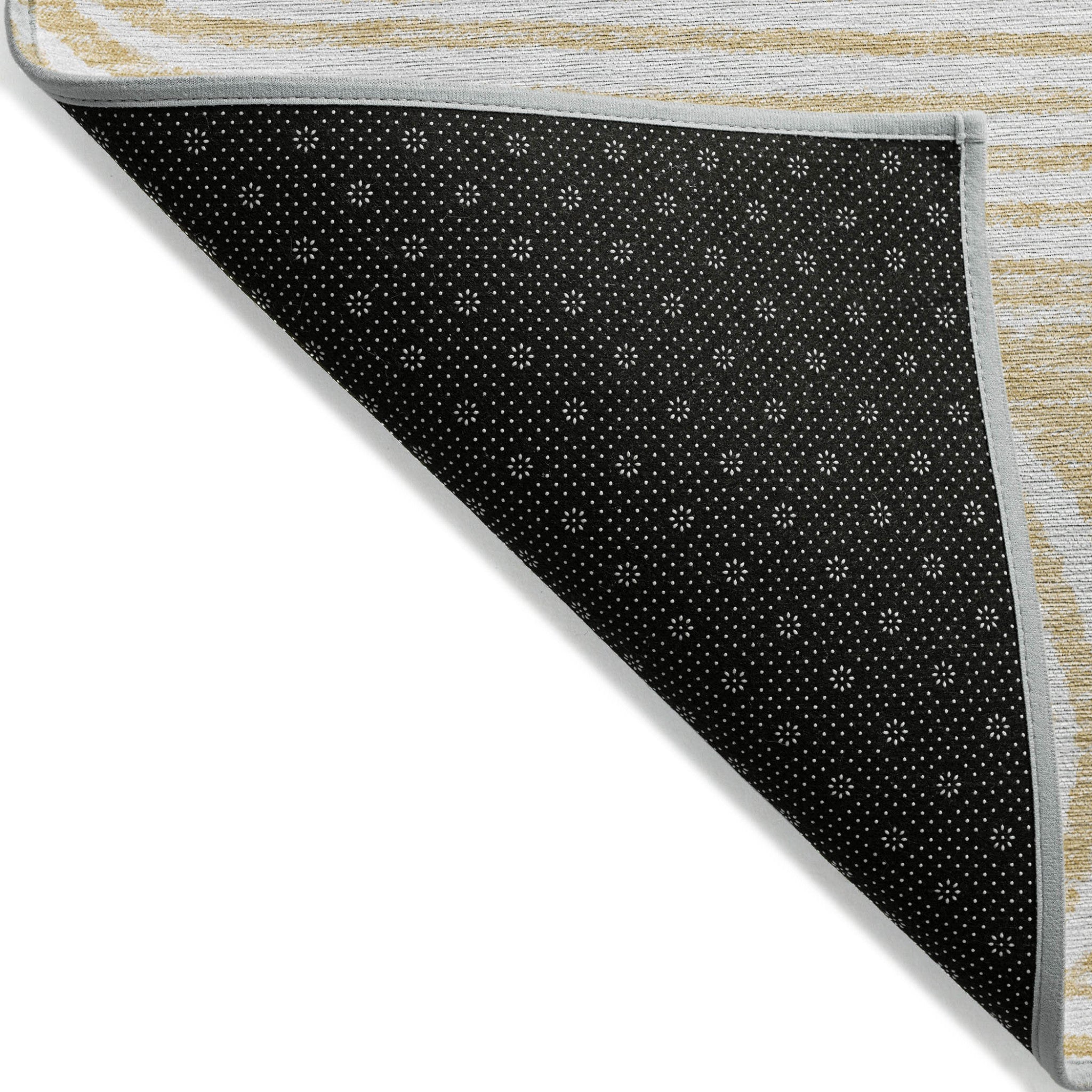 Modern Washable, Stain-Resistant & Non-Skid Abstract Indoor-Outdoor Runner Rug