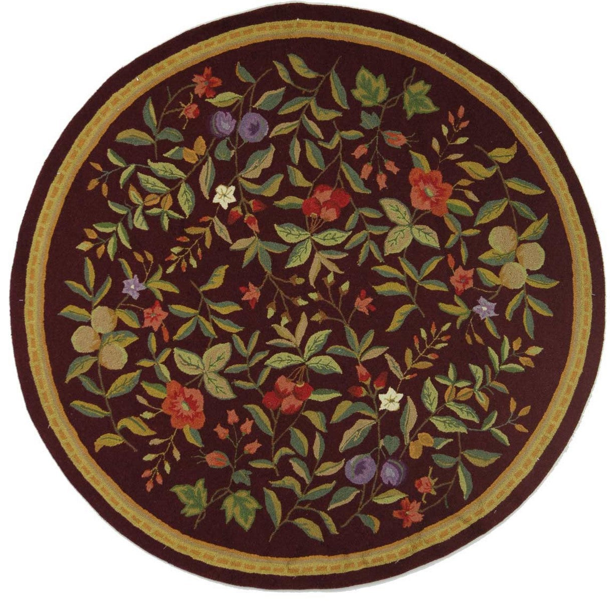 Luxurious Hand-Hooked Chelsea Rug - 100% Pure Wool, Durable Cotton Backing, Timeless Designs