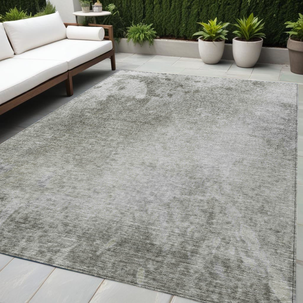 Stylish Washable & Stain-Resistant Indoor-Outdoor Abstract Runner Rug