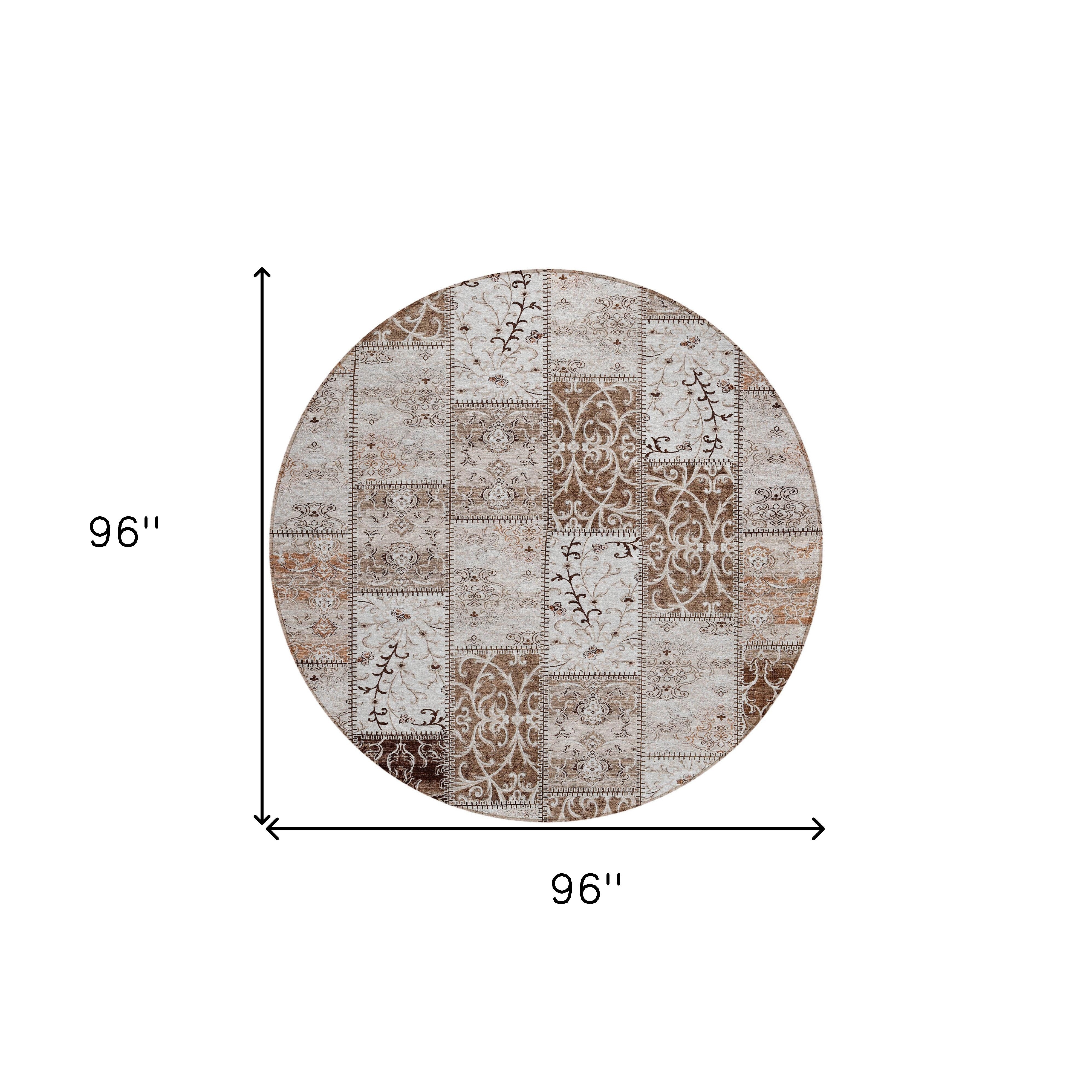 Stylish and Washable Outdoor and Indoor Runner Rug with Patchwork Design for Versatile Use