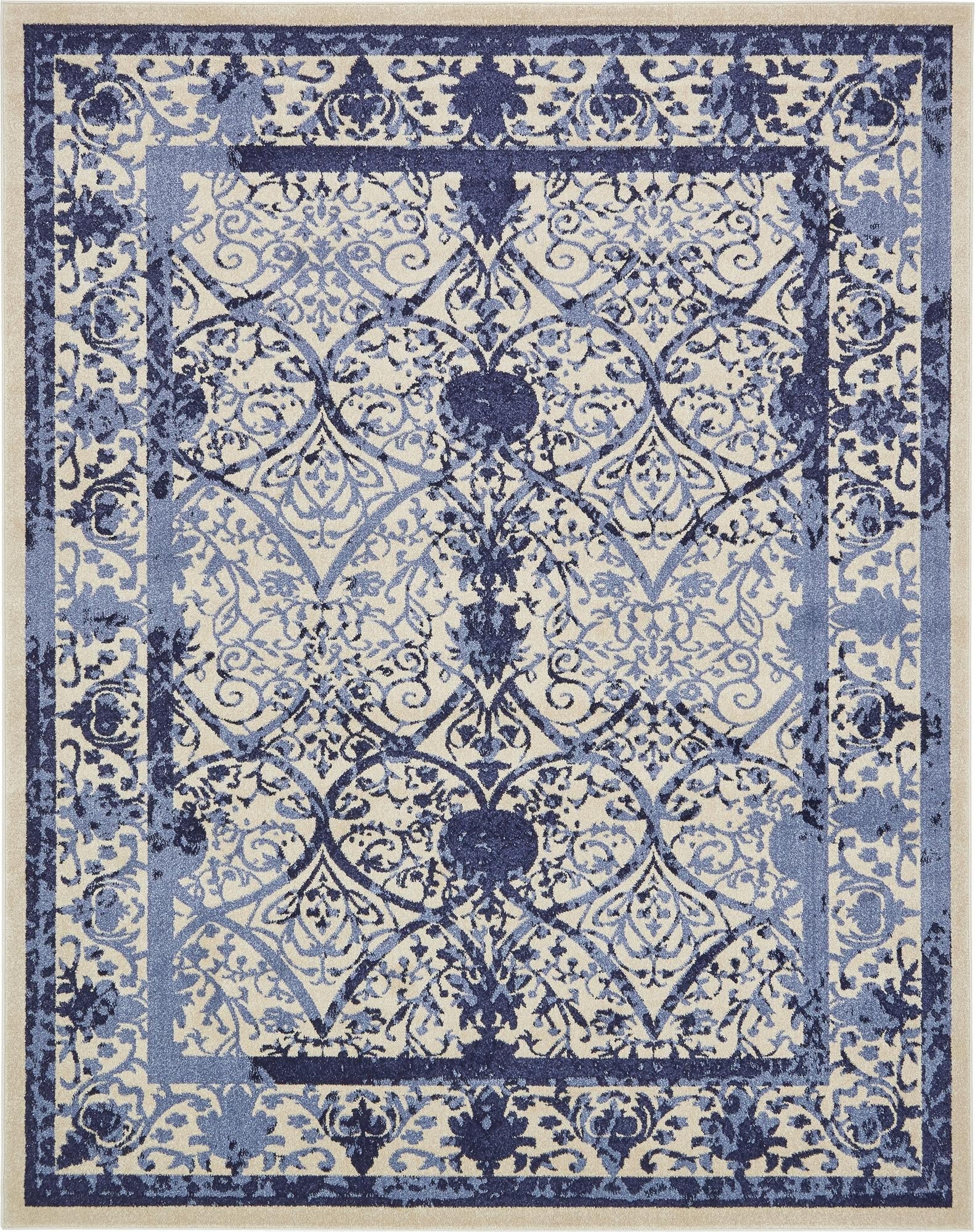 La Jolla Durable Floral Area Rug - Ideal for Any Home Decor