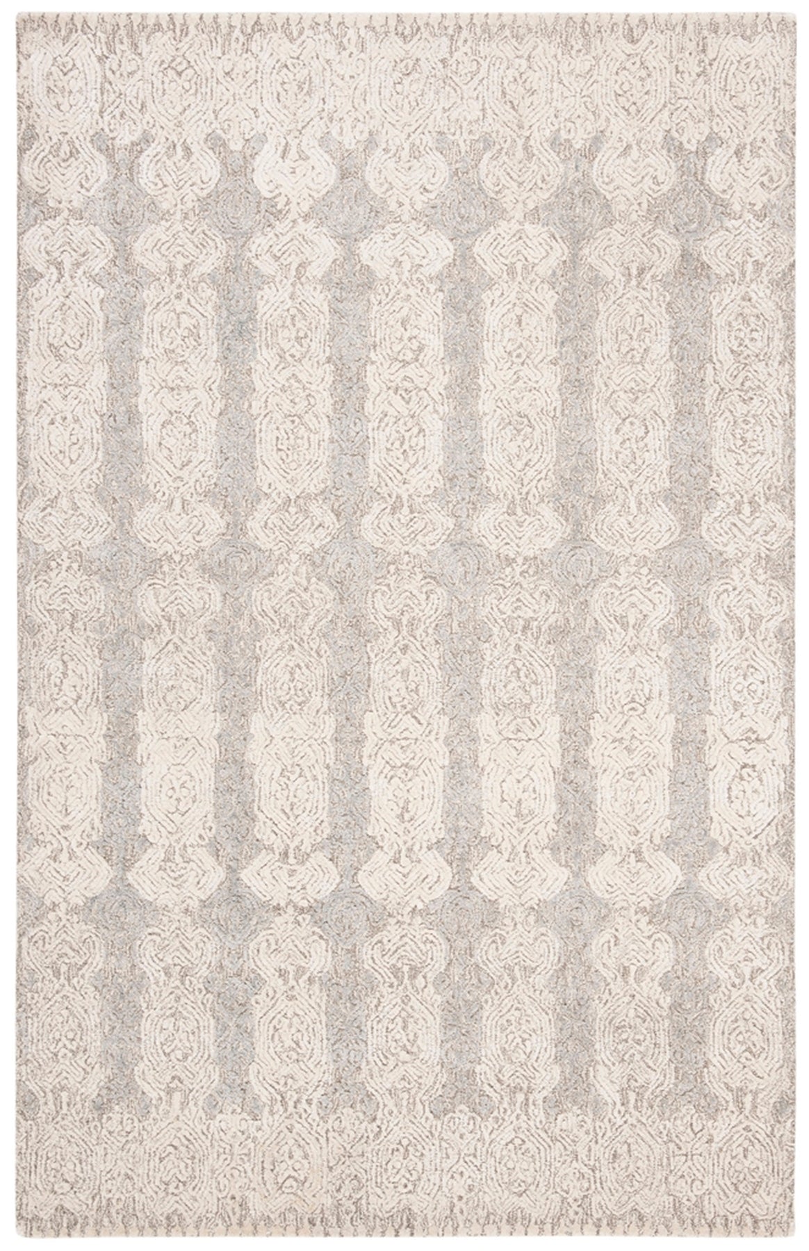 Exquisite Hand-Tufted Rectangle Luxury Area Rug Crafted from a Premium Blend of Wool and Viscose for Sophisticated Interiors