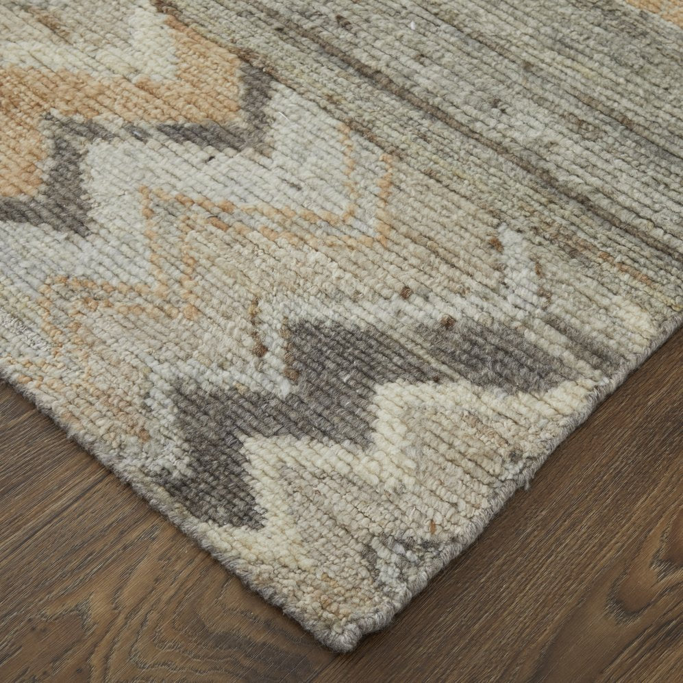 Kasbah Hand-Knotted Wool Rug: Durable, Moroccan-Style for Bohemian & Eclectic Homes