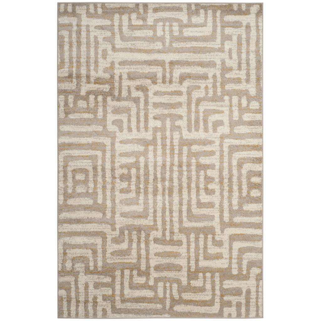 Safavieh Amsterdam AMS106 Luxury Power - Loomed Polypropylene Pile Rug for Elegant Home Decorative Design