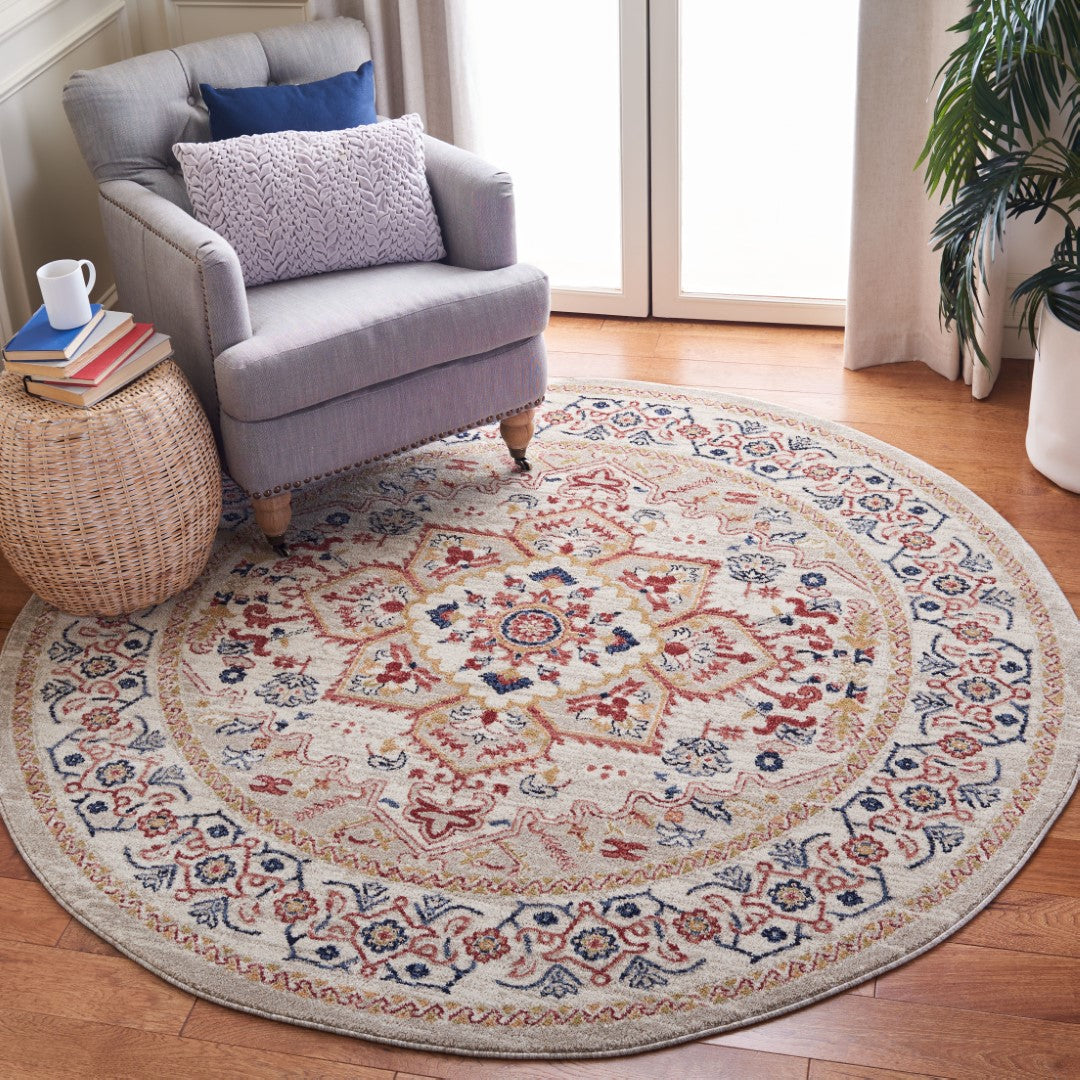 Charleston Traditional Area Rug - Power Loomed, Luxurious Blend of Polypropylene and Jute for Any Indoor Space