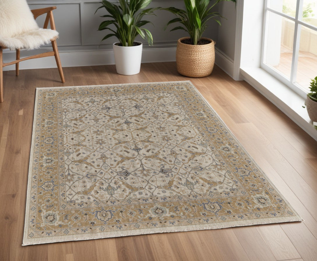9-Foot x 13-Foot Hand-Knotted Wool Area Rug with Tassels for Elegant Homes