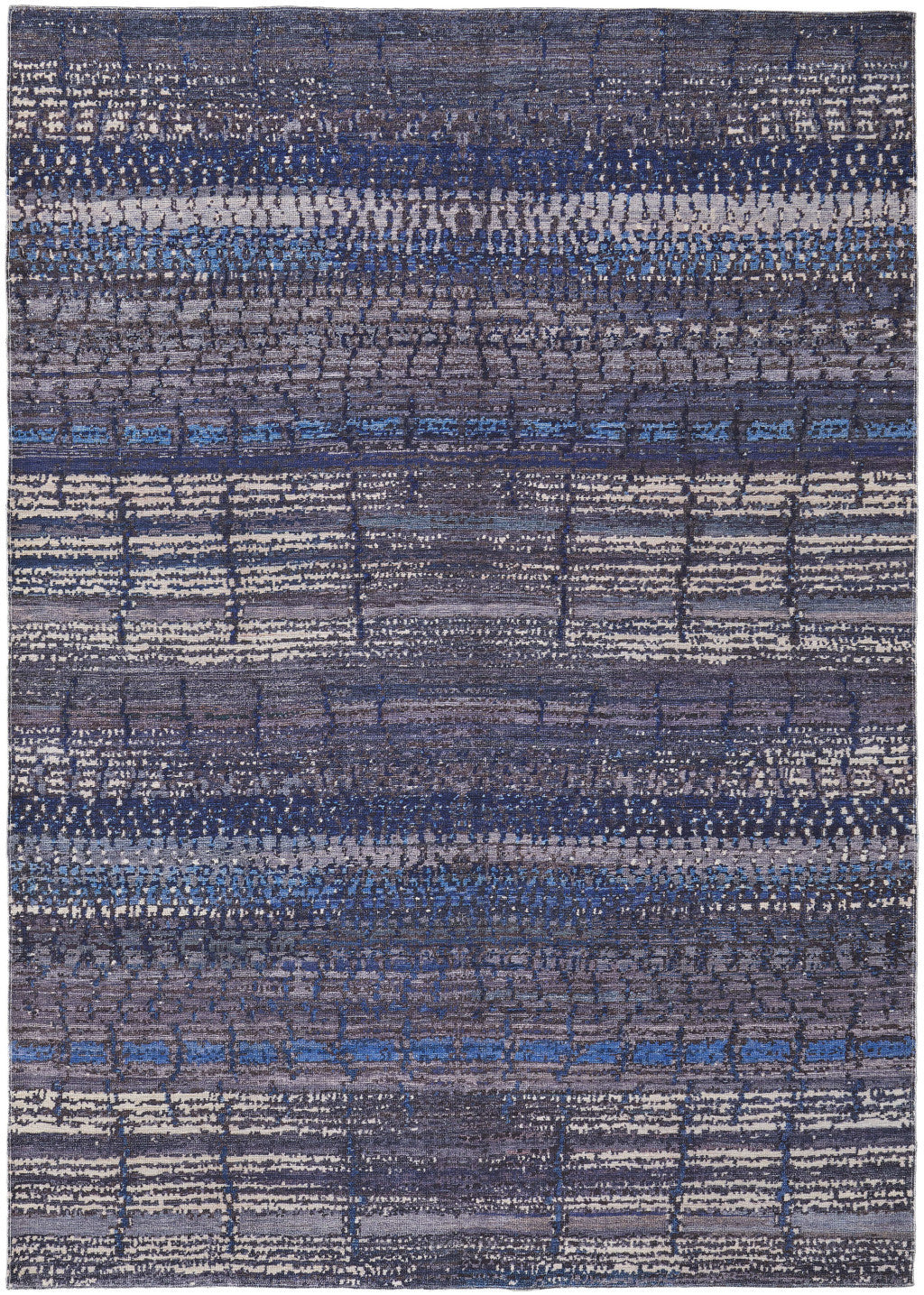 Stylish Washable and Stain-Resistant Striped Power Loom Area Rug for Any Room