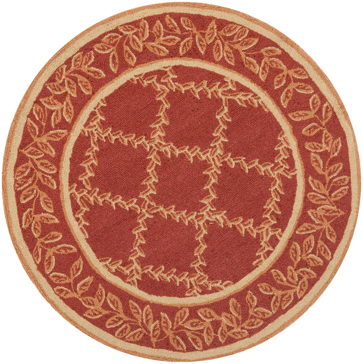 Luxurious Hand-Hooked Wool Pile Area Rug - Exquisite Artisan Craftsmanship for Sophisticated Home Decor