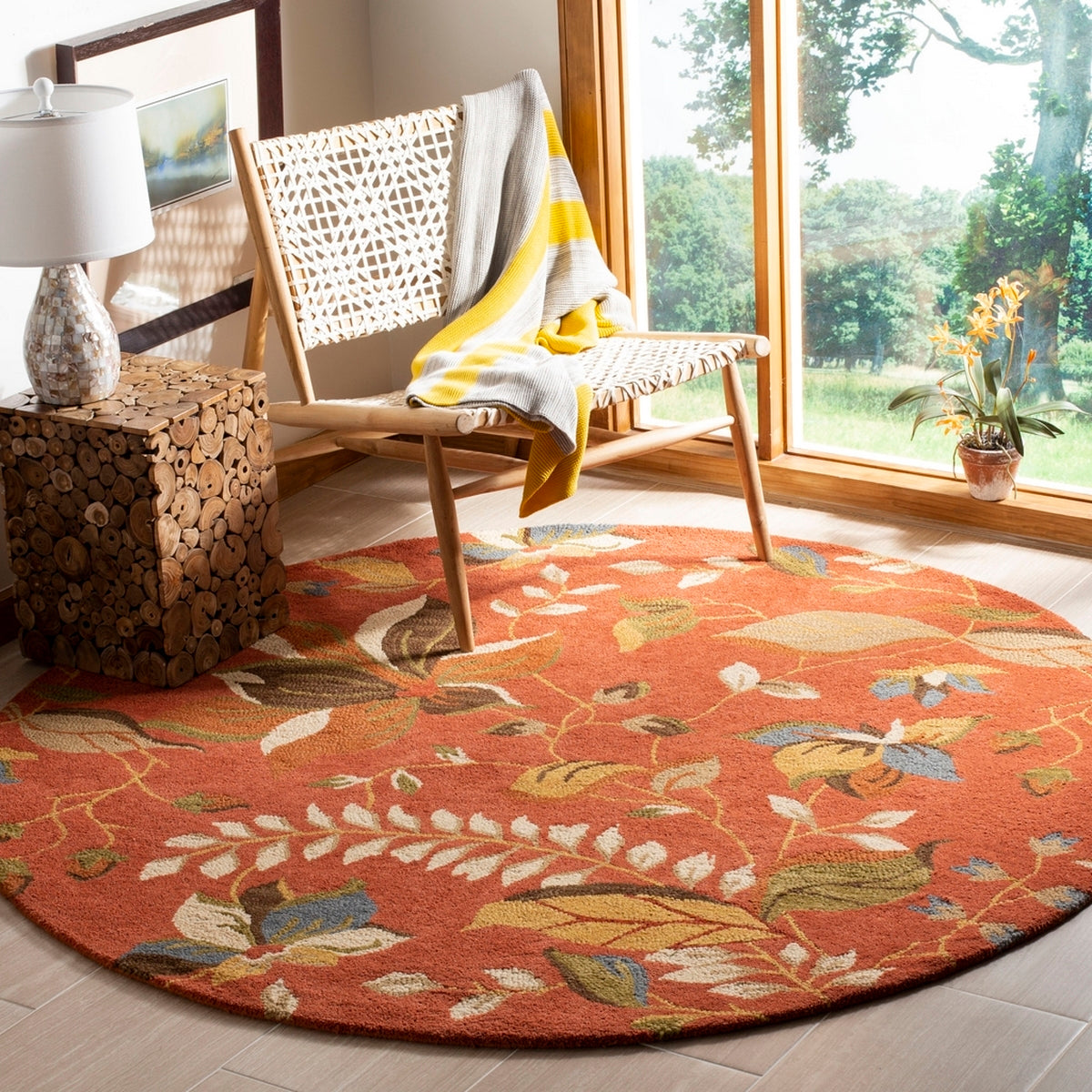 Safavieh Blossom - Hand - Woven Wool Rugs for a Stylish Modern Country Home