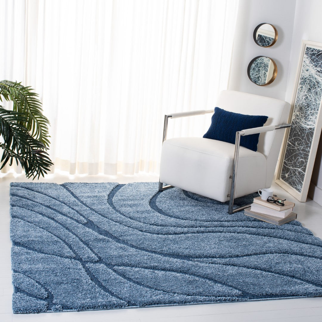 Luxurious Power Loomed Polypropylene Shag Rug from Turkey for Cozy Florida Home Decor