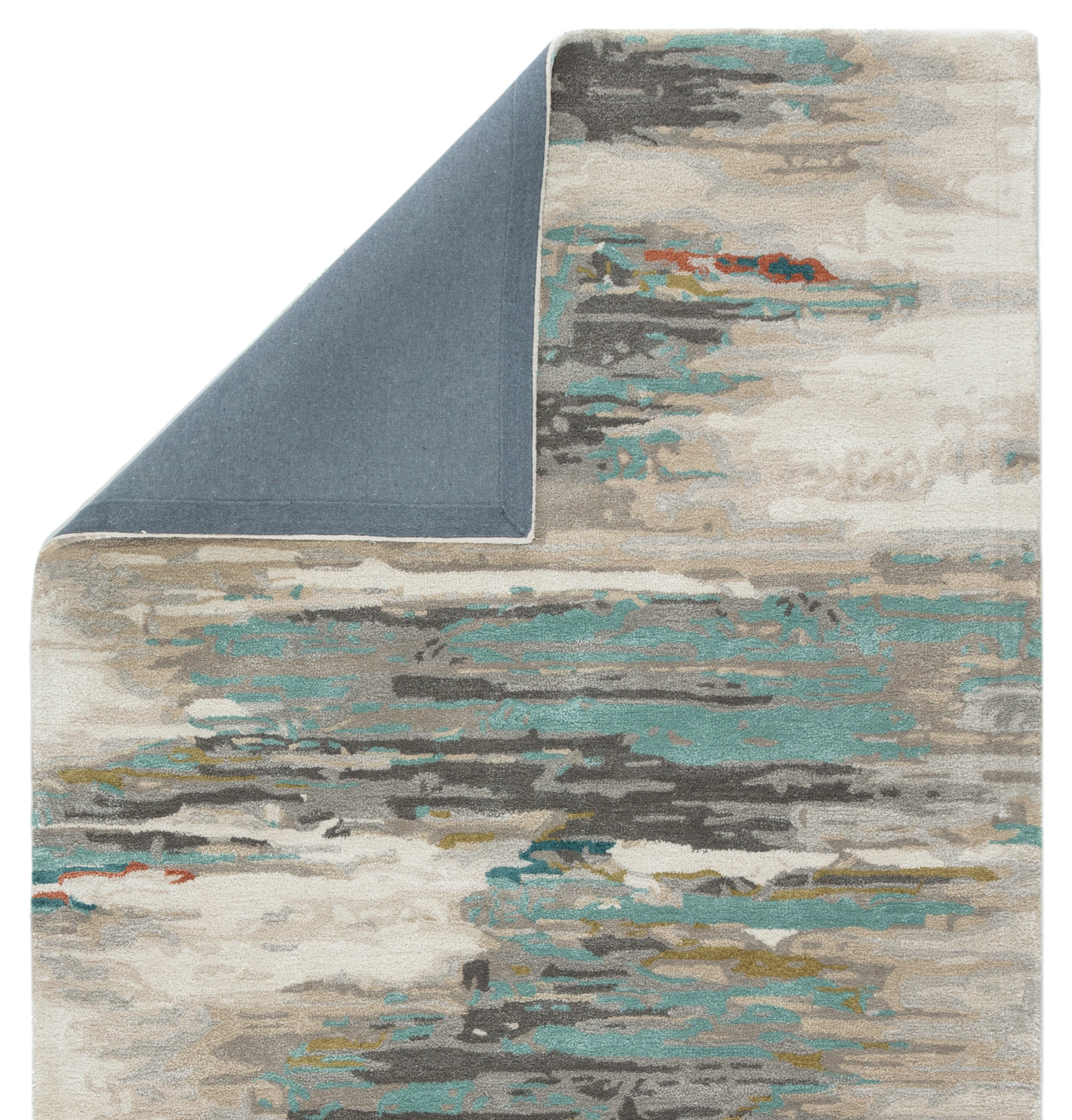 Genesis Ryenn Hand-Tufted Luxury Area Rug for Modern Homes - 75% Wool and Viscose Blend with Abstract Design