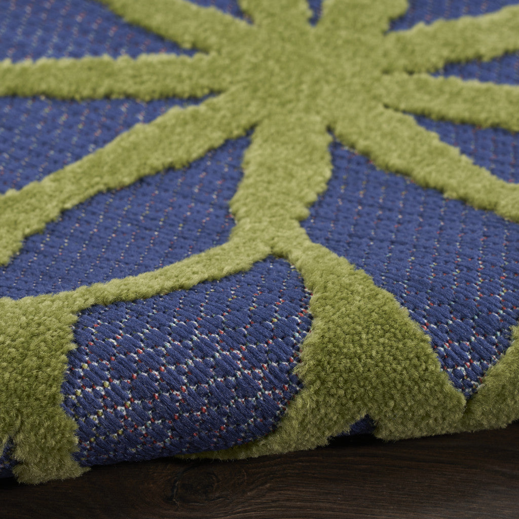 Stunning 5' x 7' Vibrant Floral Indoor-Outdoor Area Rug, Stain-Resistant and Durable for High-Traffic Zones