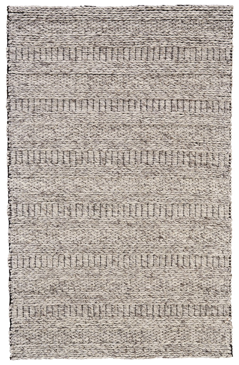 Berkeley Handmade Woven Wool Area Rug - Offering Casual Comfort with a Durable and Easy - to - Maintain Boucle Design in Earthy Tones