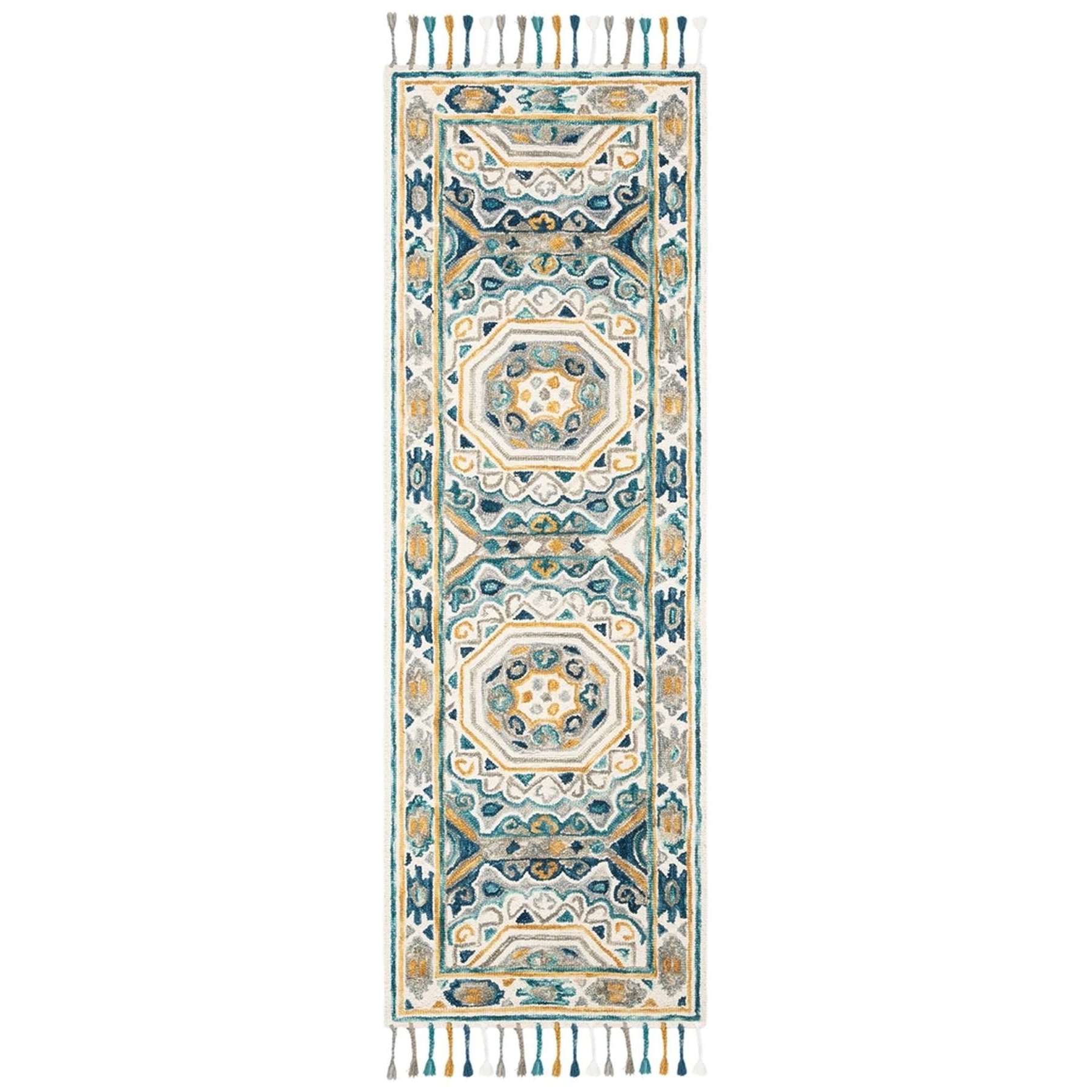 Luxurious Hand-Tufted Wool Pile Rectangle Rug from India for Stunning Home Decor