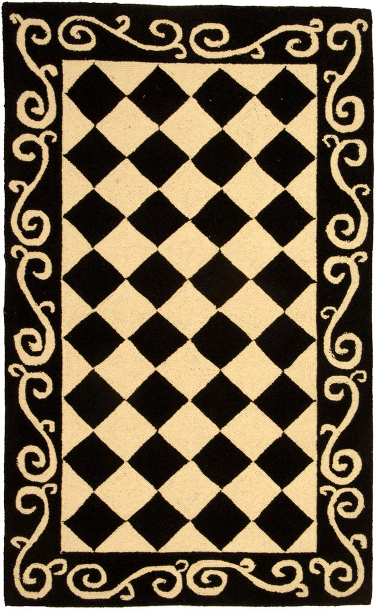 Chelsea Hand-Hooked Luxury Rug - Exquisite 100% Virgin Wool with Classic American and European-Style Designs