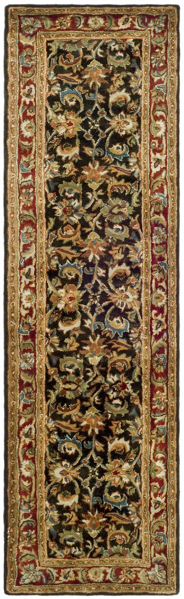 Elegant Hand - Tufted Wool Pile Rectangle Rug from India for Timeless Home Decor