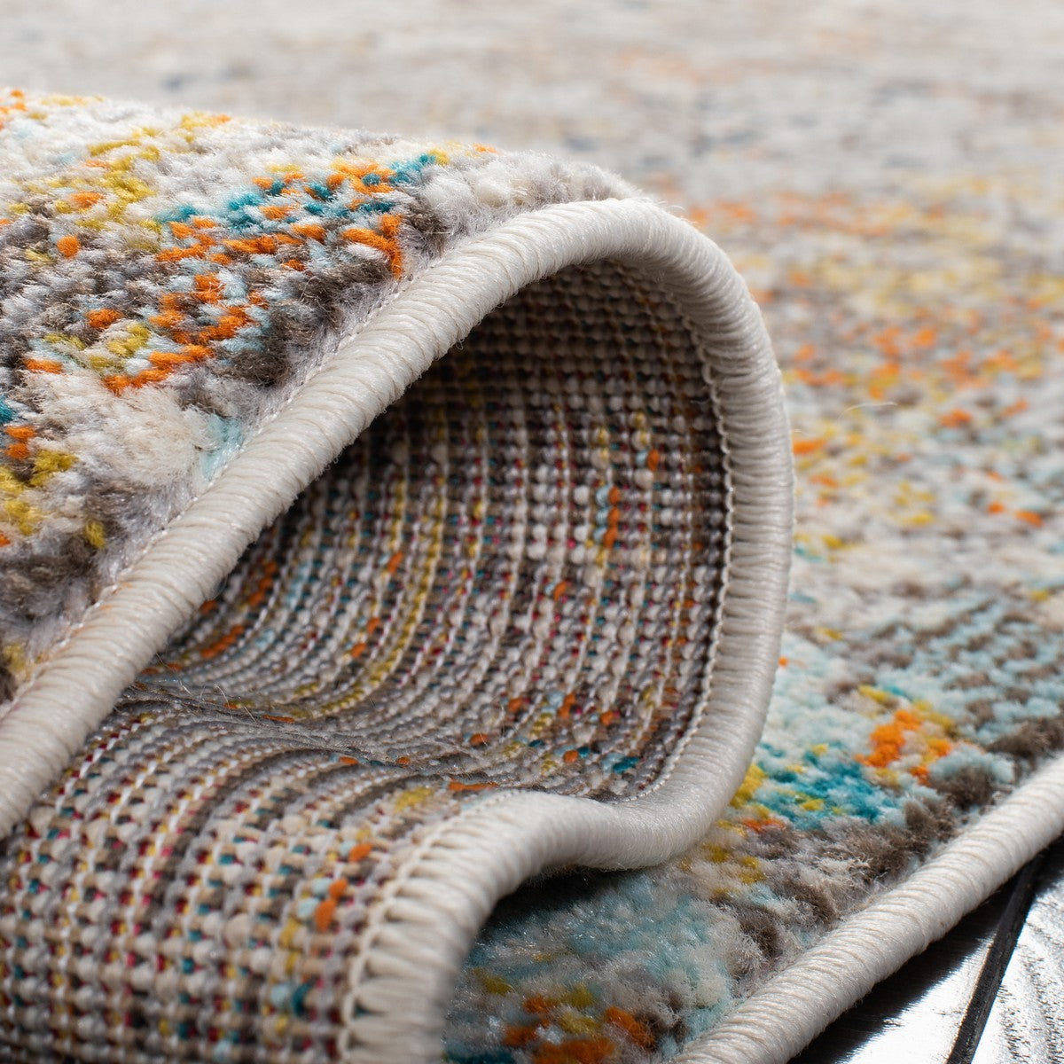 Stylish and Durable Madison Contemporary Flat - Woven Polypropylene Area Rug Imported from Turkey, Easy to Maintain