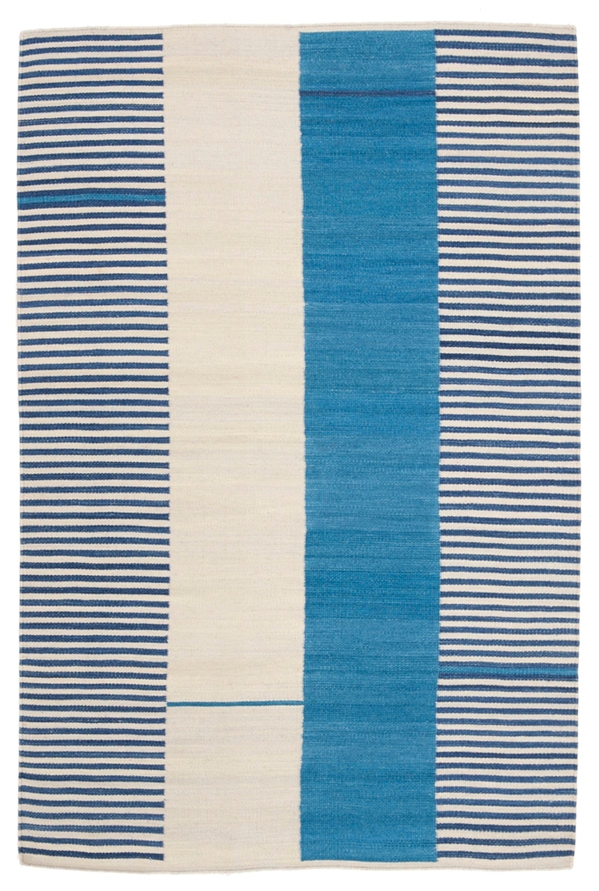 Stylish Aryn Wool Flat - Weave Stripe Rug for Modern and Durable Home Decor
