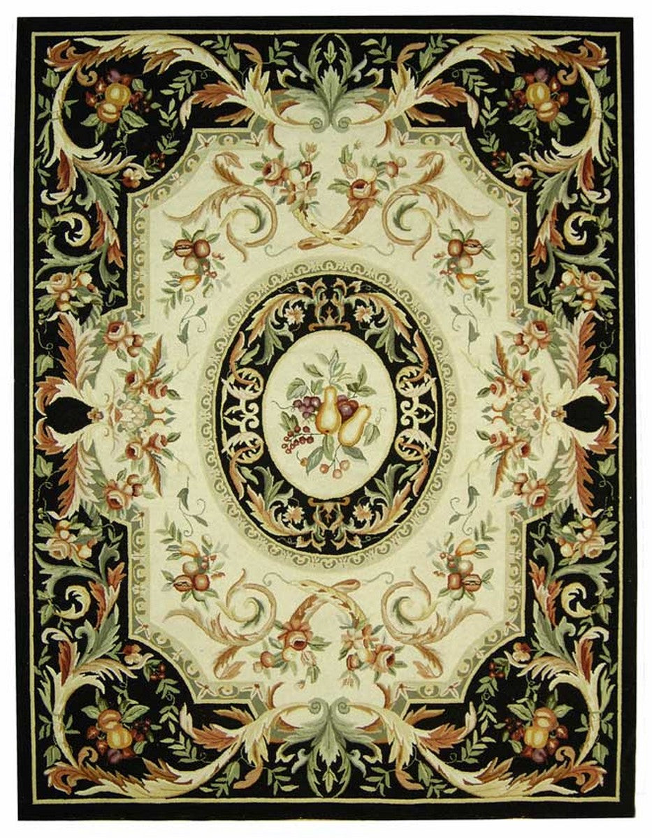 Chelsea Hand-Hooked Wool Rug - 100% Pure Virgin Wool Pile with Sturdy Cotton Backing, Boasting Timeless Design Elegance