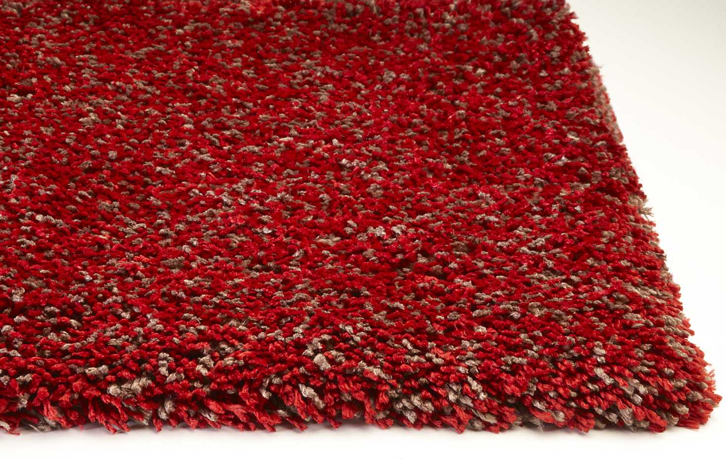 Exquisite Hand - Woven Round Area Rug with a Distinctive Red Heather Pattern for Adding Warmth and Artisan Touch to Any Room