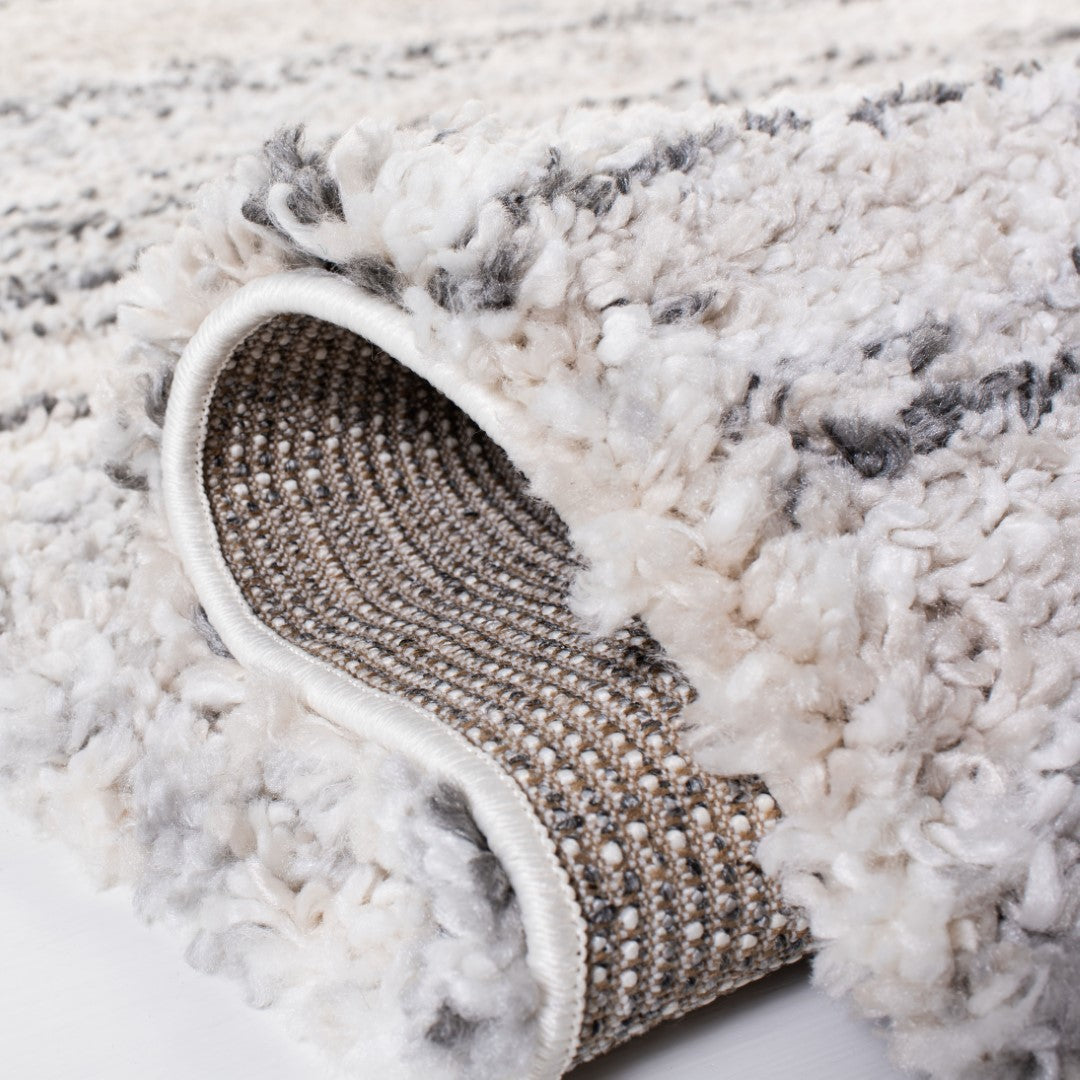 Fontana Luxury Power Loomed Polypropylene Pile Shag Rug for Contemporary Home Decor and Enhanced Comfort