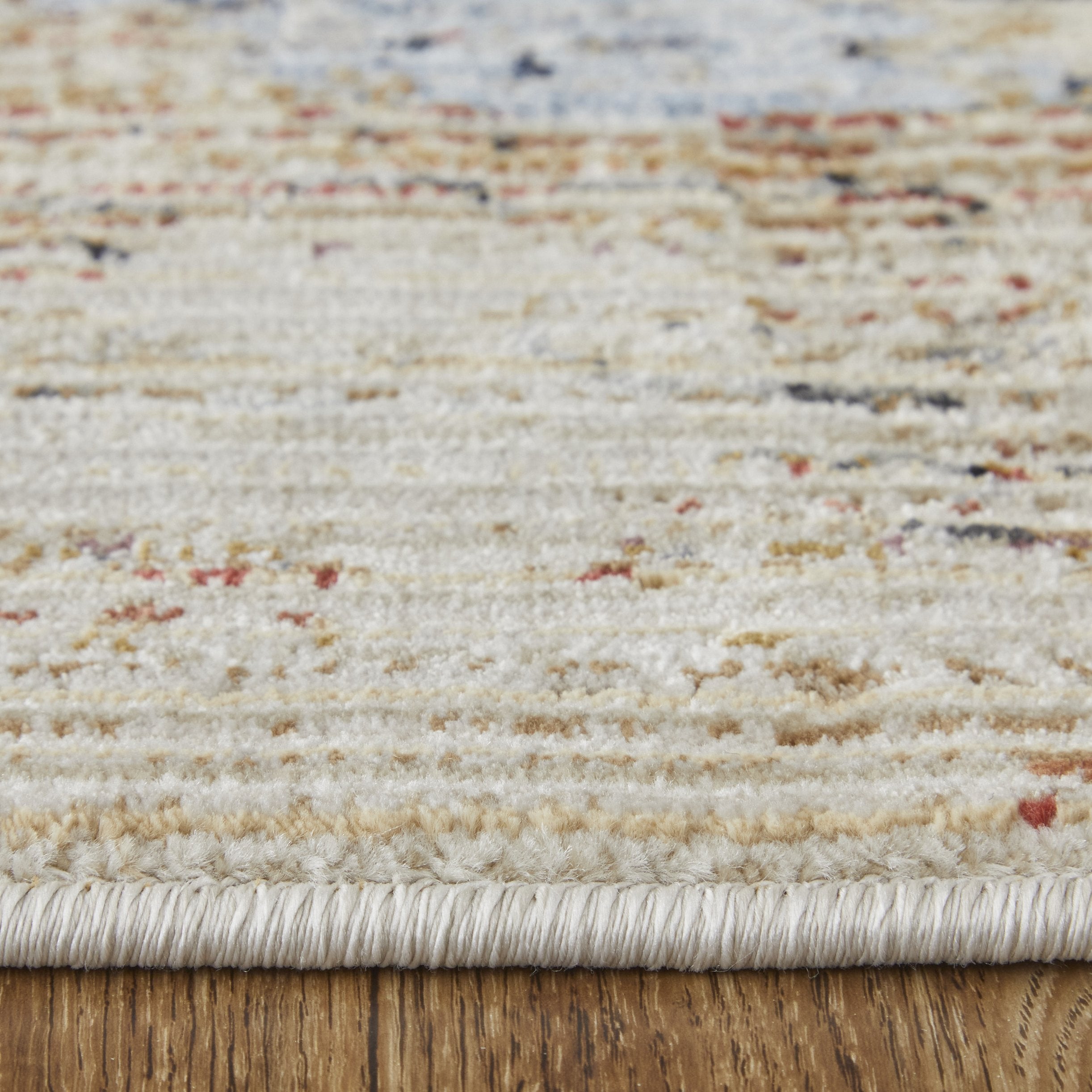 Sonora Abstract Watercolor Rug - Durable, Stain - Resistant, Ideal for Modern Family Homes