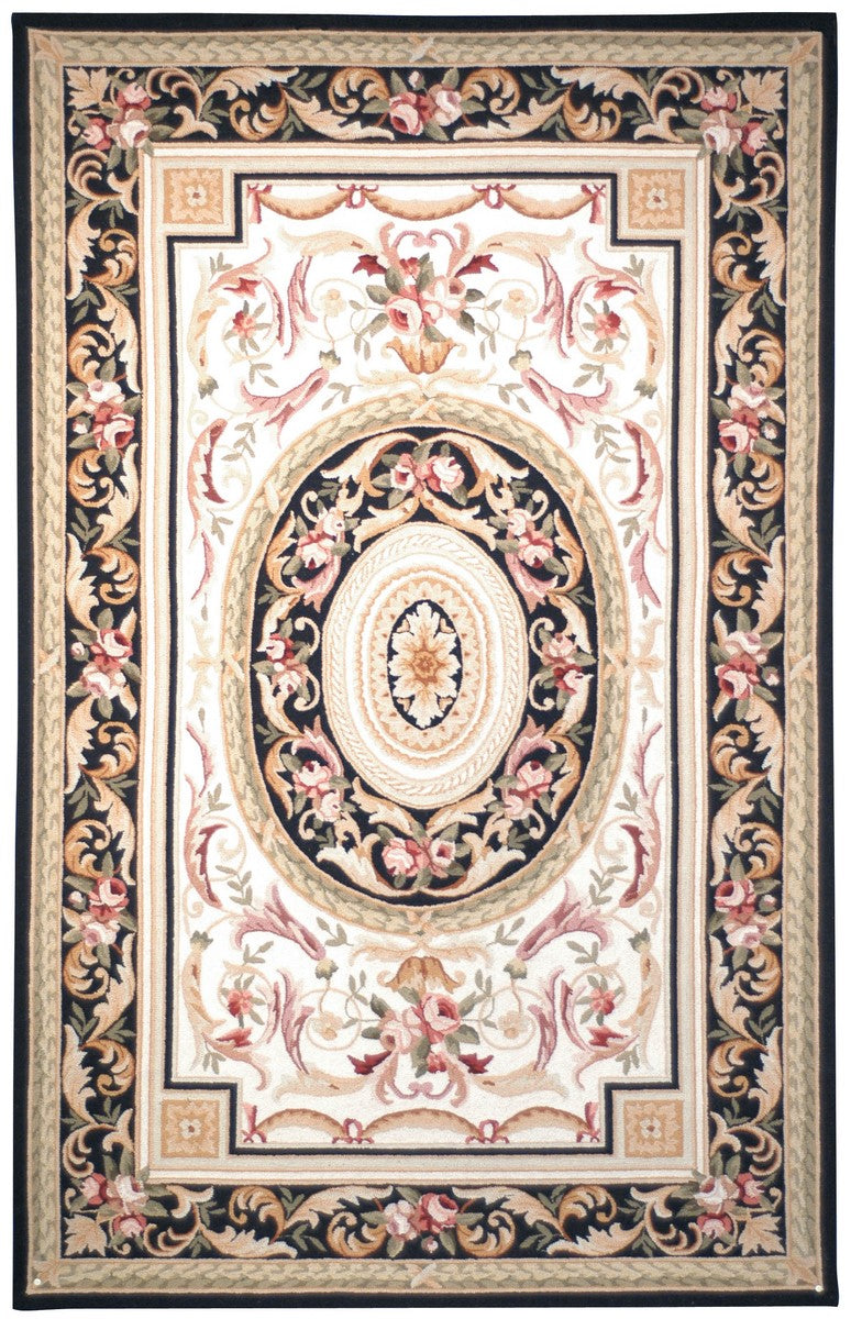 Luxurious Hand-Hooked Chelsea Rug: Pure Virgin Wool with Classic American & European Designs