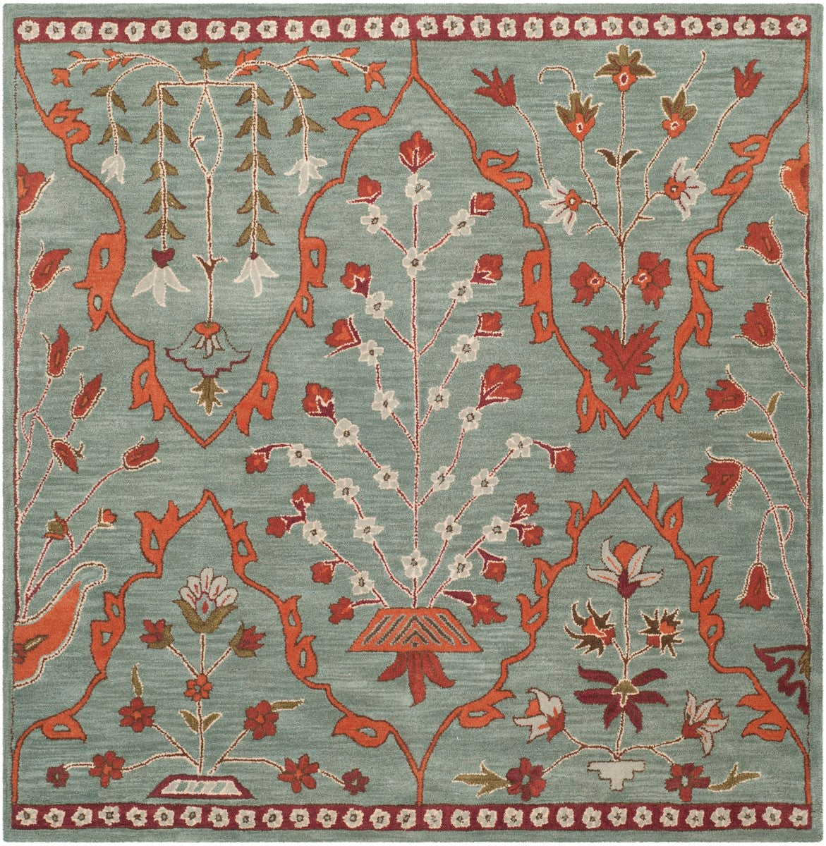 Safavieh Wyndham 100% Wool Luxury Pile Rug - Enhance Home Decor with Classic Style