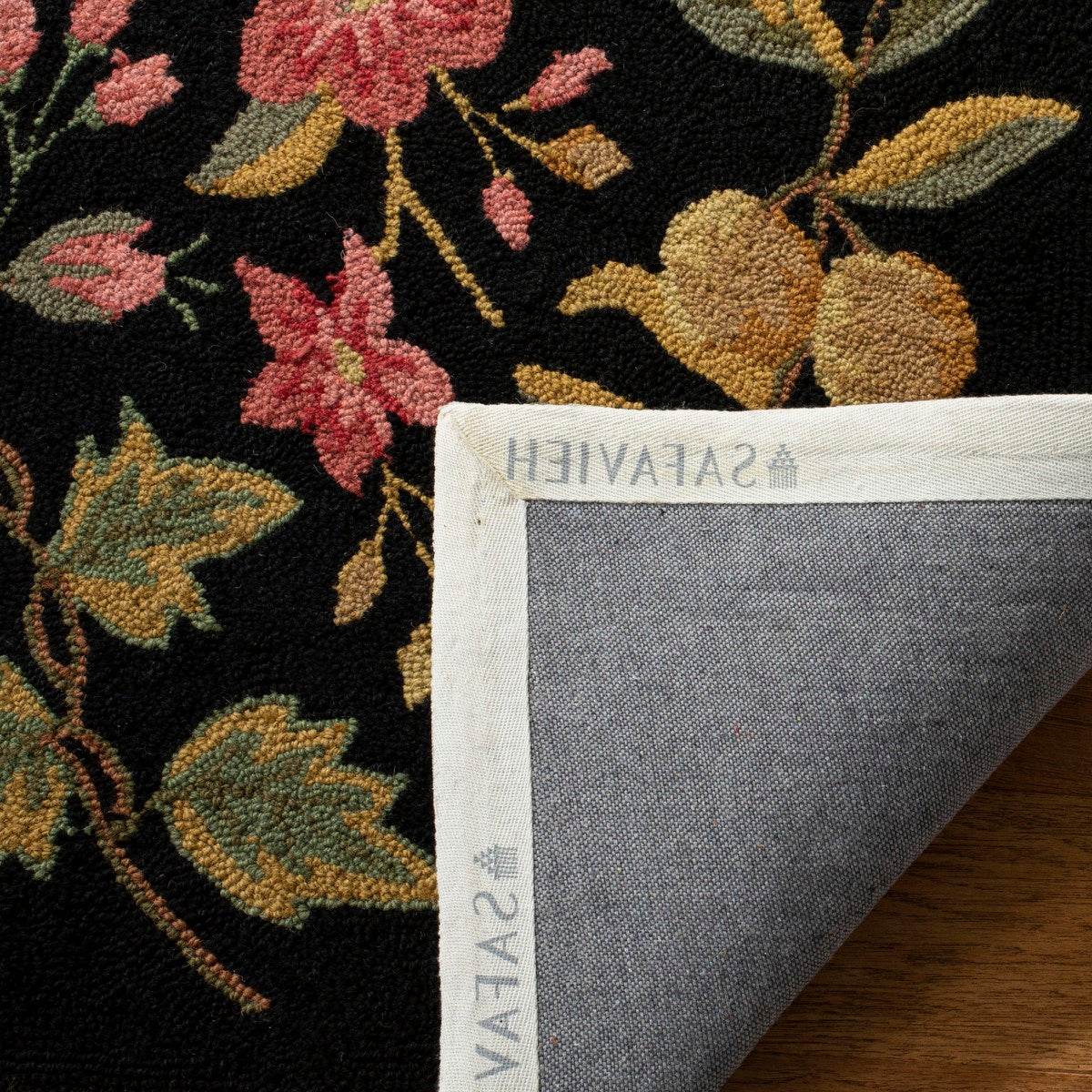 Luxurious Hand-Hooked Chelsea Rug - 100% Pure Wool, Durable Cotton Backing, Timeless Designs