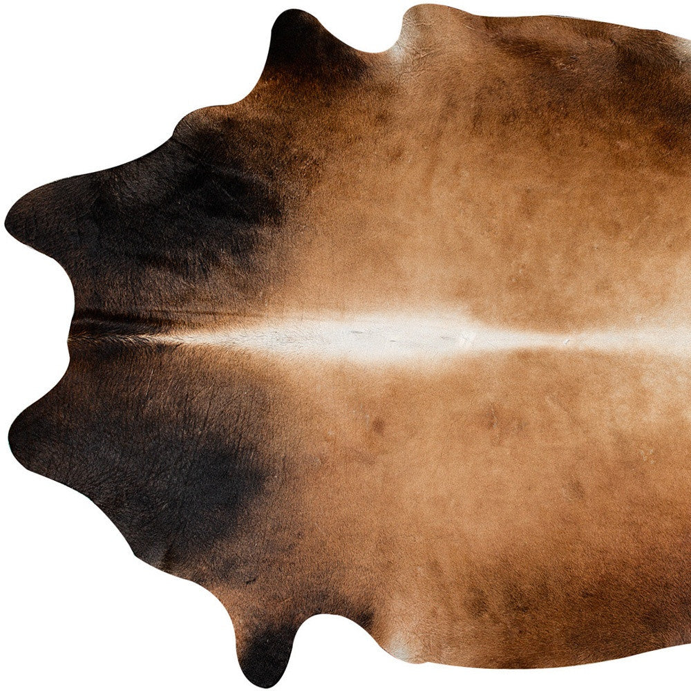 Unique Stain-Resistant Hand-Knotted Cowhide Area Rug for Stylish Home Decor