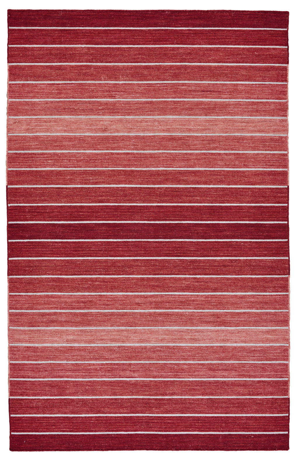 Exquisite Hand-Woven Blue Wool Area Rug with Unique Striped Design, Stain-Resistant, Ideal for Spaces with Kids and Pets