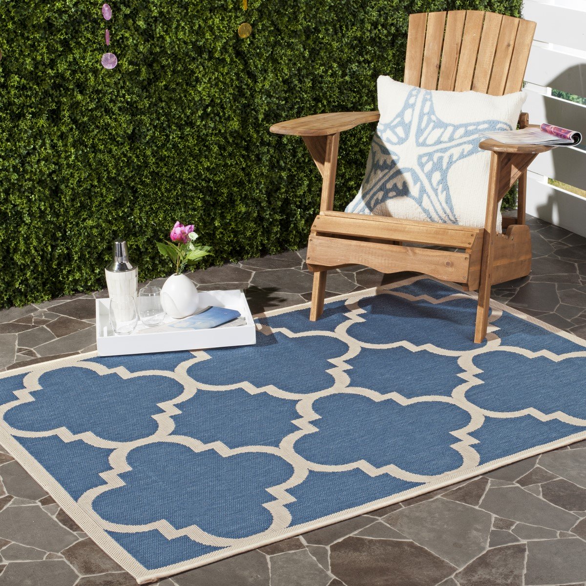 High - Quality Courtyard Power - Woven Rug Crafted from Durable Polypropylene with a Stylish Design for Both Indoor and Outdoor Areas