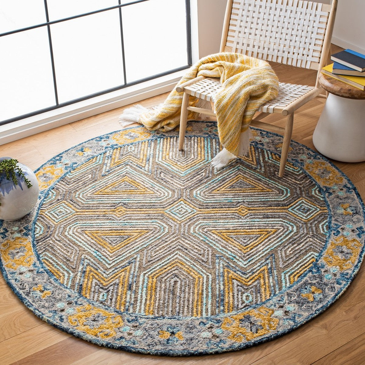 Trace 518 Modern Hand-Tufted Luxury Wool Pile Area Rug for Elegant and Stylish Home Decoration