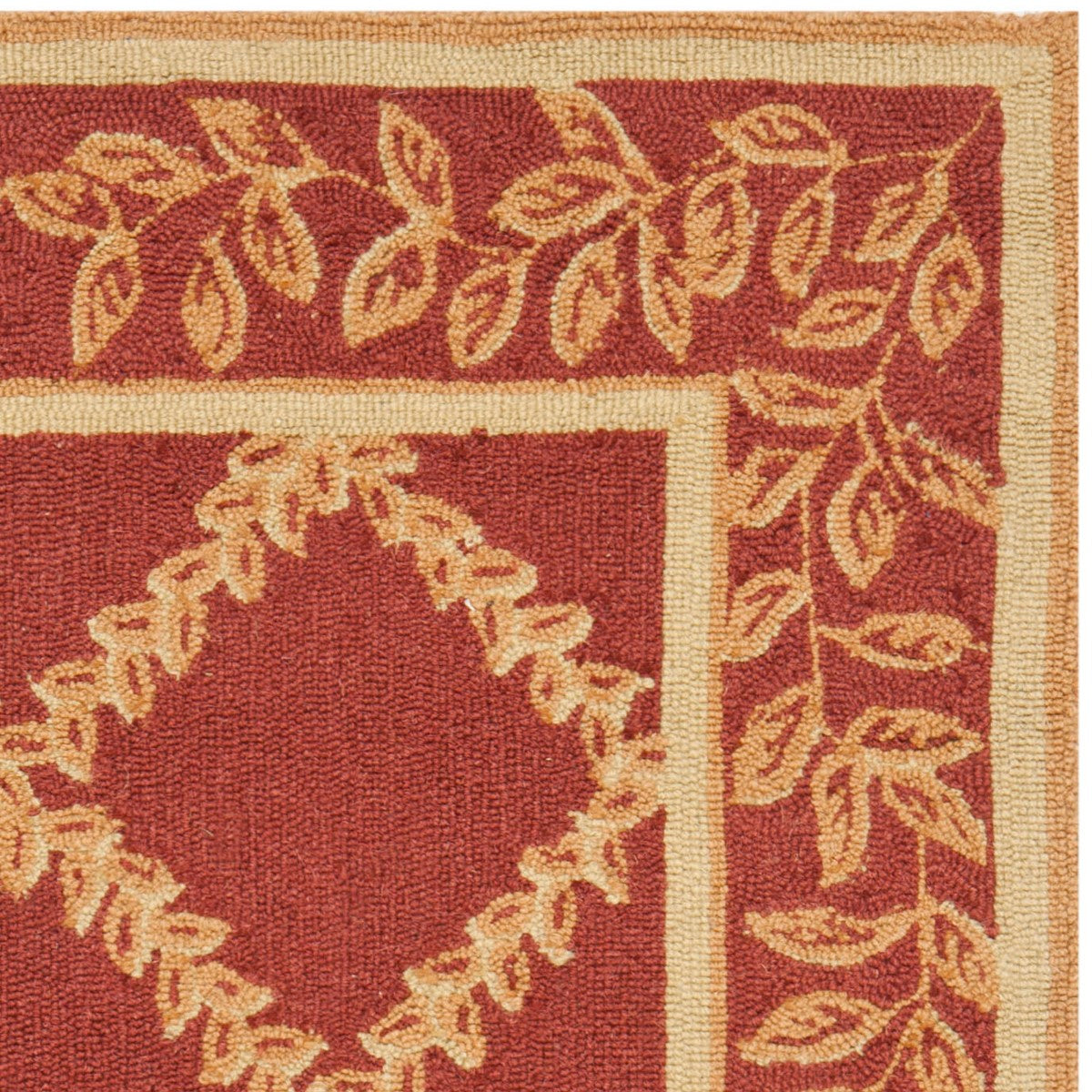 Exquisite Hand-Hooked Chelsea Rug: 100% Pure Wool Pile, Durable Cotton Backing, Timeless Designs