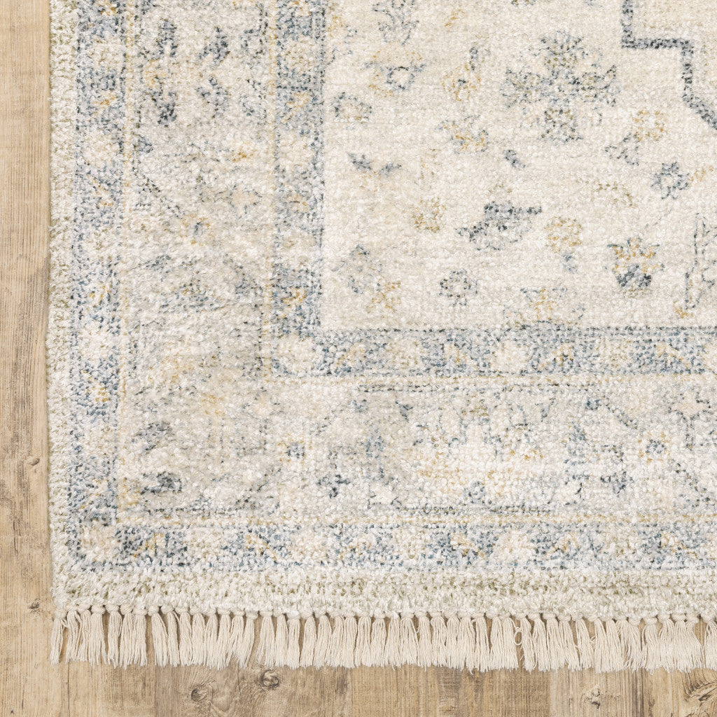 Unique Hand - Loomed Stain - Resistant Oriental Area Rug with Fringe for Stylish Spaces