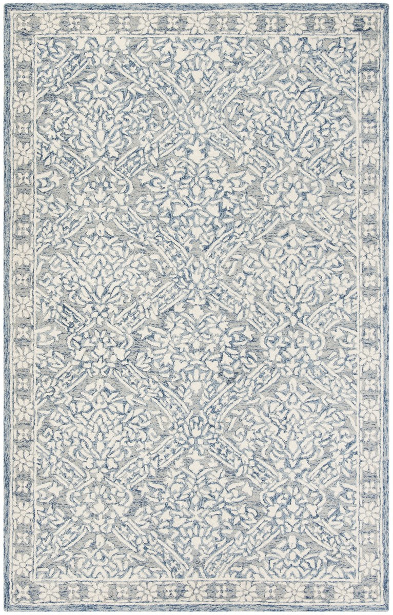 Luxurious Hand - Tufted Wool Miro - Loop Rug for Timeless Home Decor