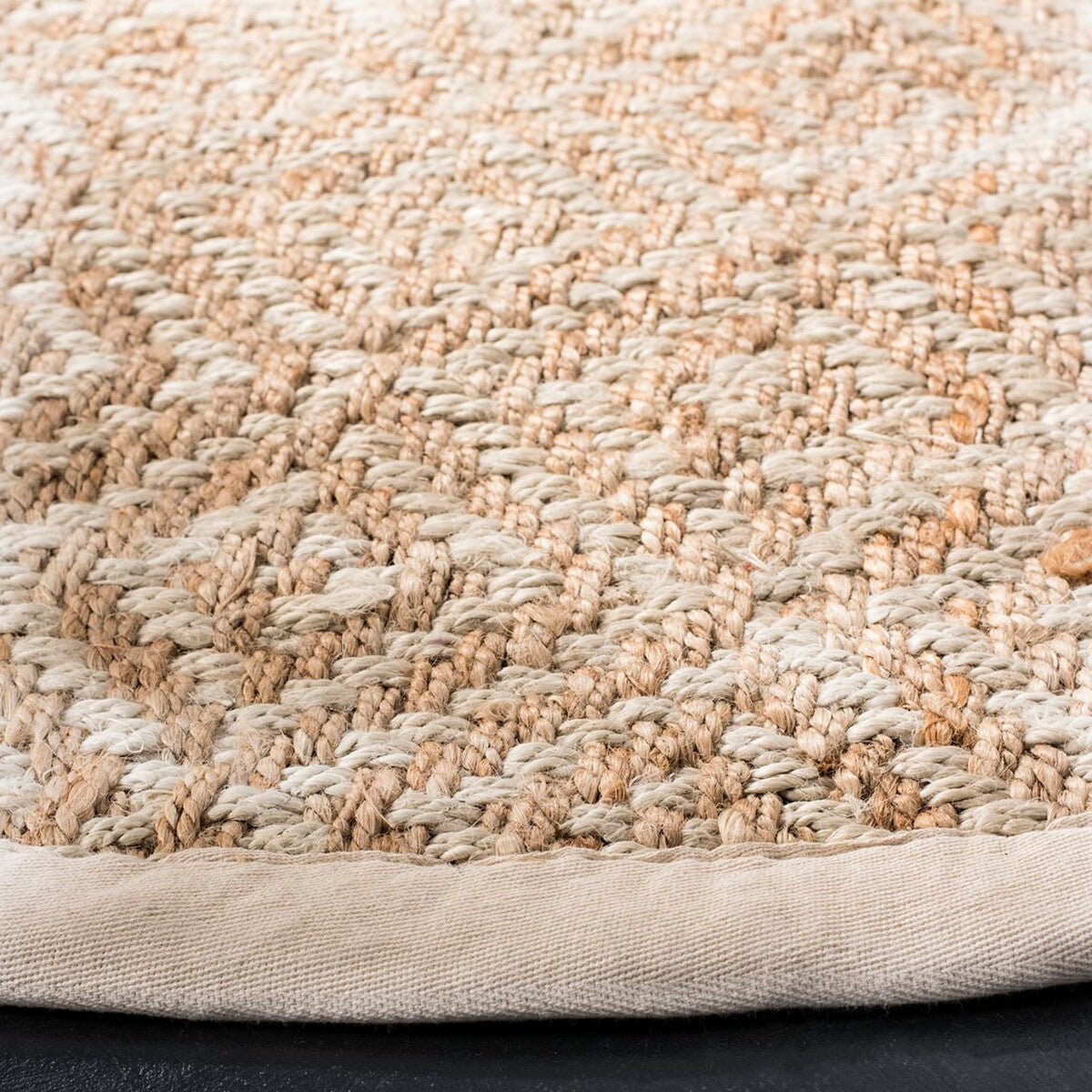 Exquisite Natural Fiber 266 Hand-Woven Jute Floor Rug - An Eco-Friendly and Stylish Home Decor Accessory for Sustainable Living