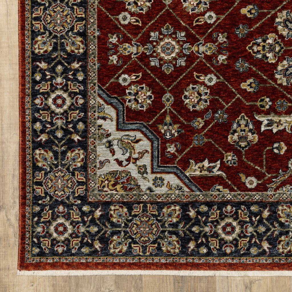 High - Quality Oriental Runner Area Rug with Stain - Resistant Feature, Artistic Design and Fringe for Elegant Space Enhancement
