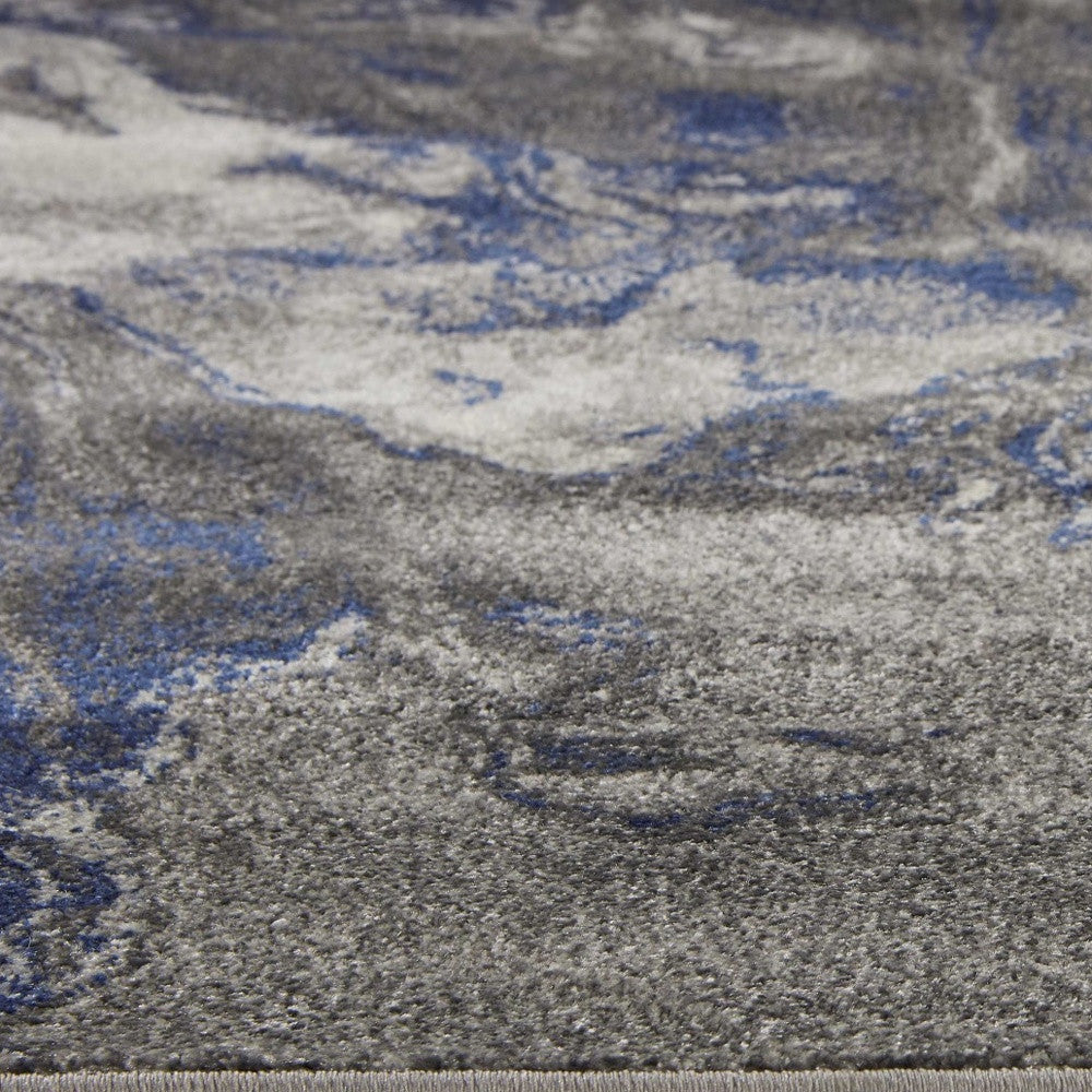 Enchanting Grey Watercolor Machine - Woven Area Rug for Modern Home Decor
