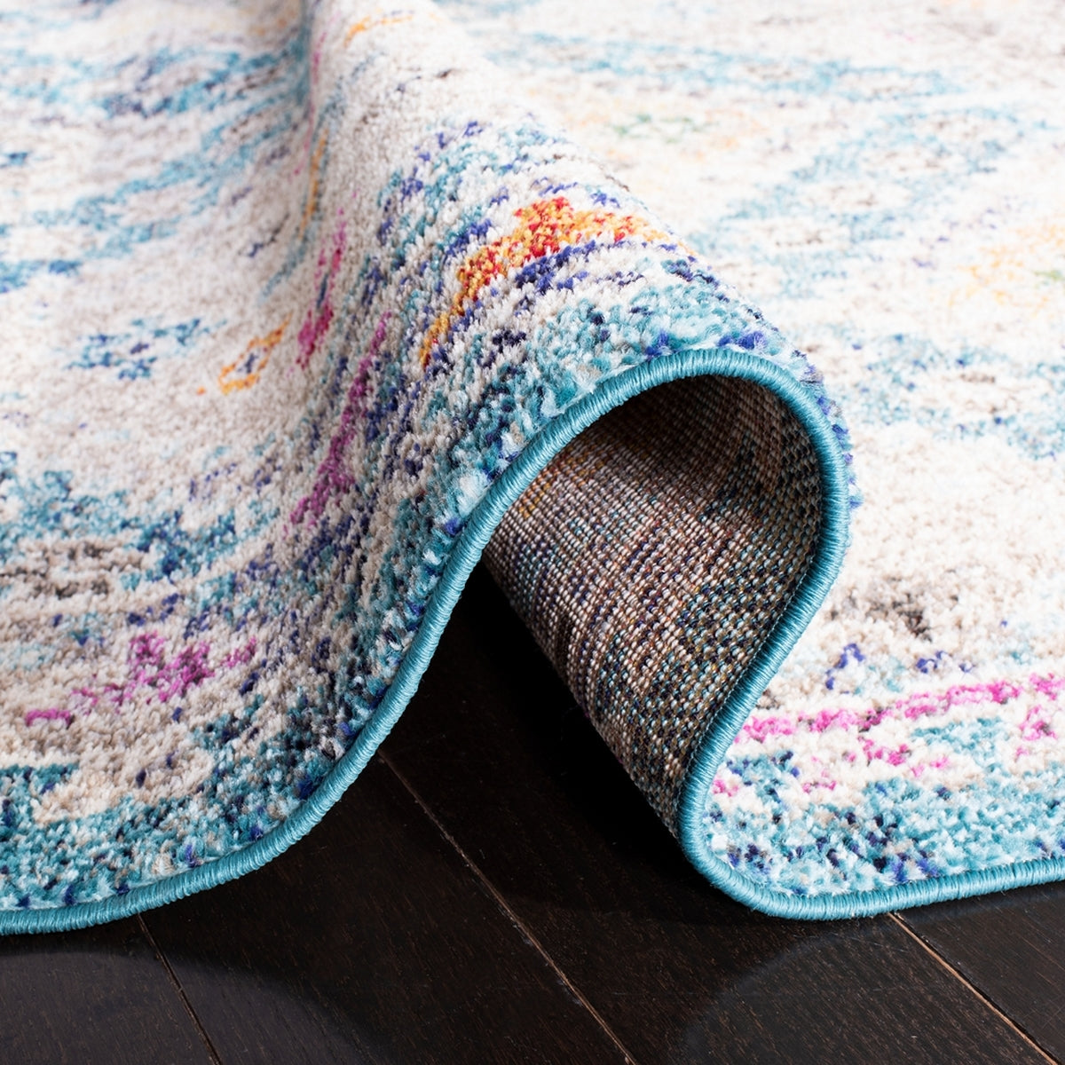 Luxurious Turkey - Made Power Loomed Polypropylene Friese Rectangle Rug