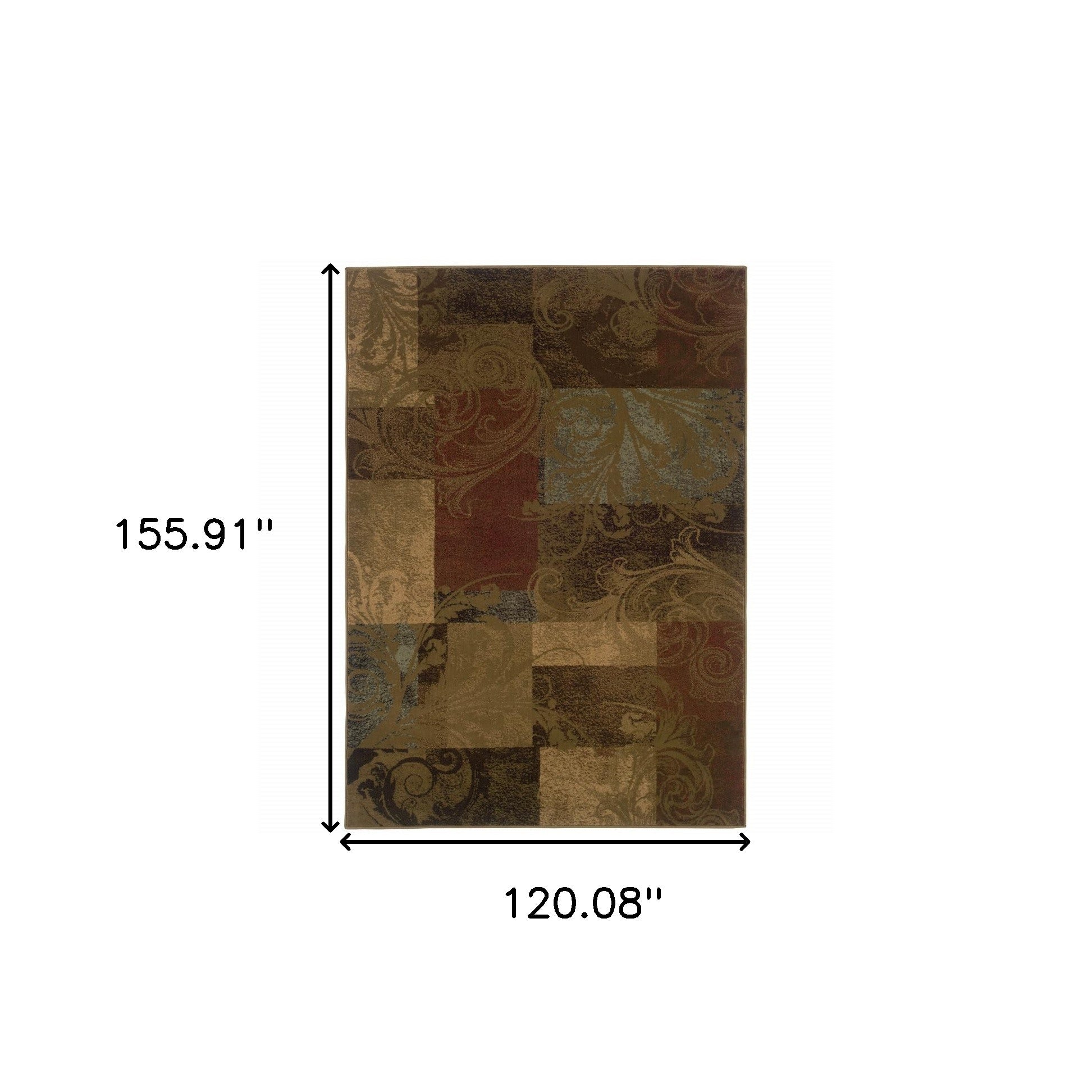 Stain-Resistant Indoor Geometric Area Rug with Striking Green and Red Design for Elegant and Cozy Living Spaces