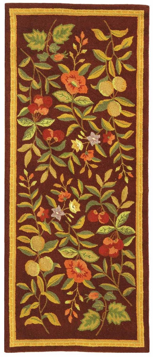 Luxurious Hand-Hooked Chelsea Rug - 100% Pure Wool, Durable Cotton Backing, Timeless Designs
