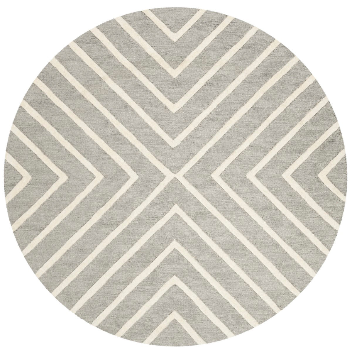Safavieh Kids SFK920 Cozy and Stylish Hand - Tufted Wool Rug Ideal for Children's Playroom Decor