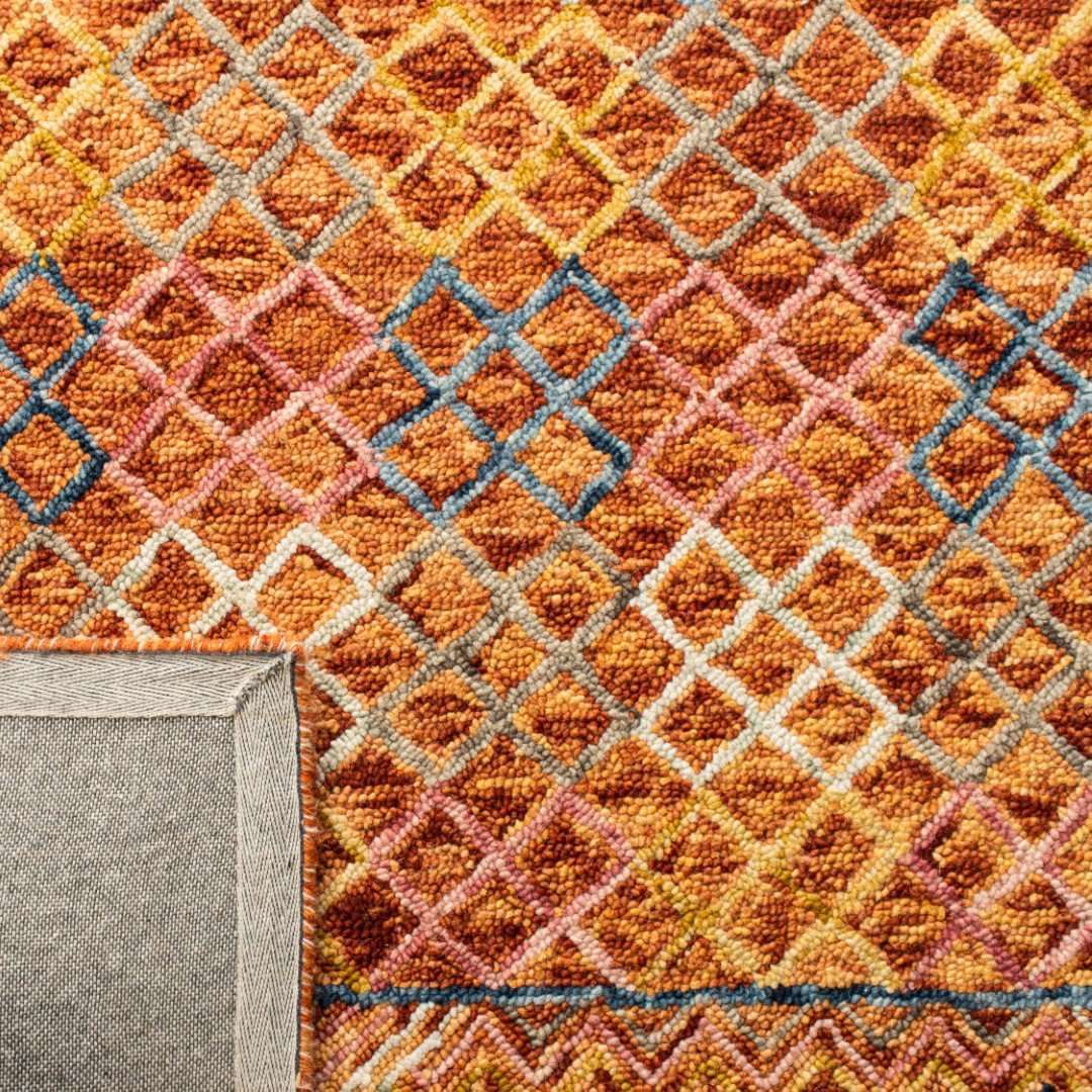 Luxurious Hand-Tufted 10MM Pile Height Wool Rectangle Rug from India