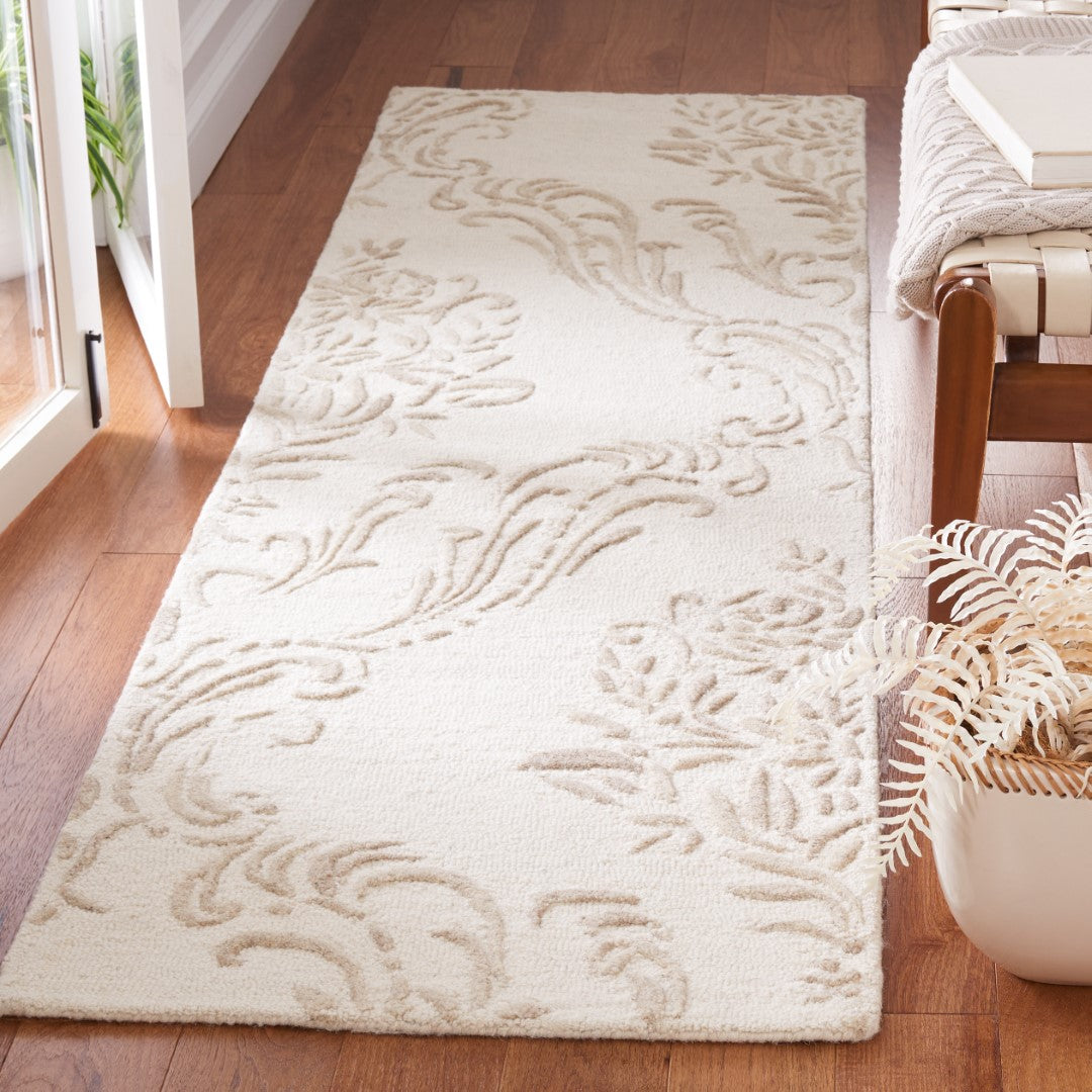 Exquisite Hand - Tufted Contemporary Luxury Rug Crafted from a Premium Wool and Cotton Blend for Sophisticated Home Decor