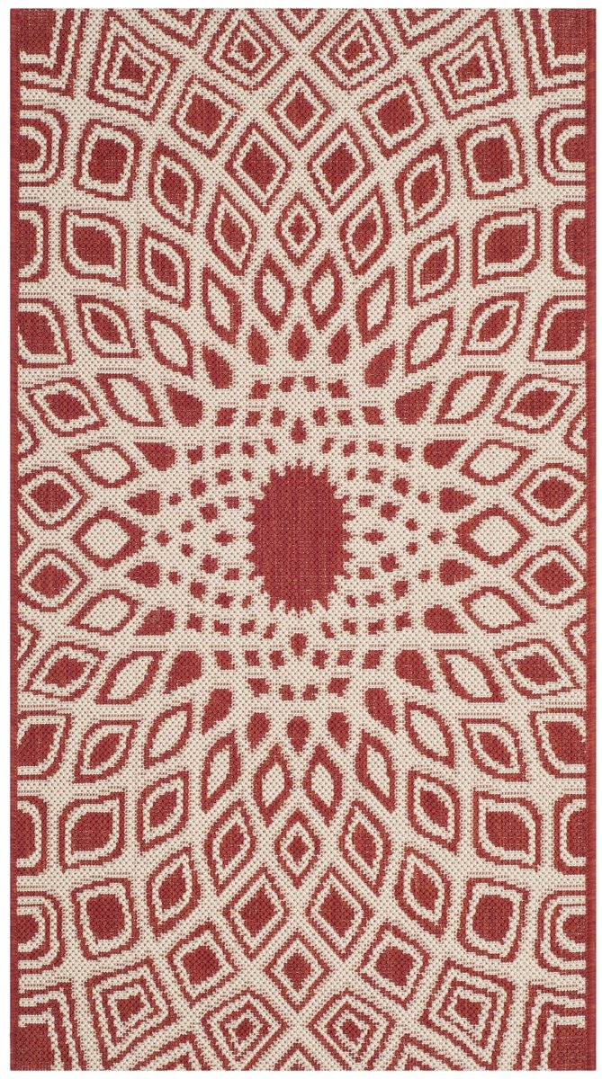 Stylish and Durable Power Loomed Courtyard Rug Made of Polypropylene for Both Modern Indoor and Outdoor Areas