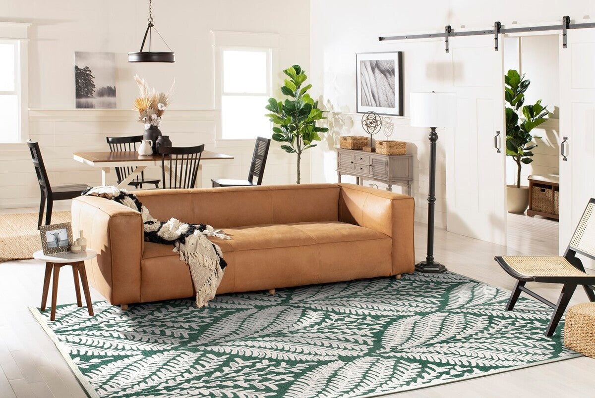 Exquisite Capri Hand-Tufted Wool Floral Area Rug - Ideal for Creating a Luxurious and Comfortable Home Decor Setting