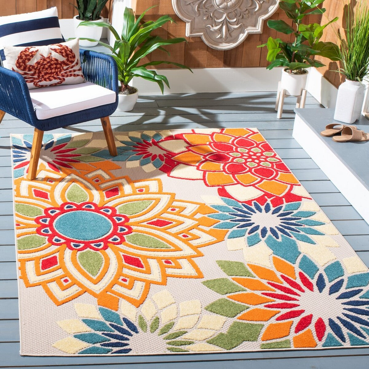 Cabana Power Loomed Indoor/Outdoor Polypropylene Rug - A Durable, Fashionable, and Highly Versatile Floor Covering Solution